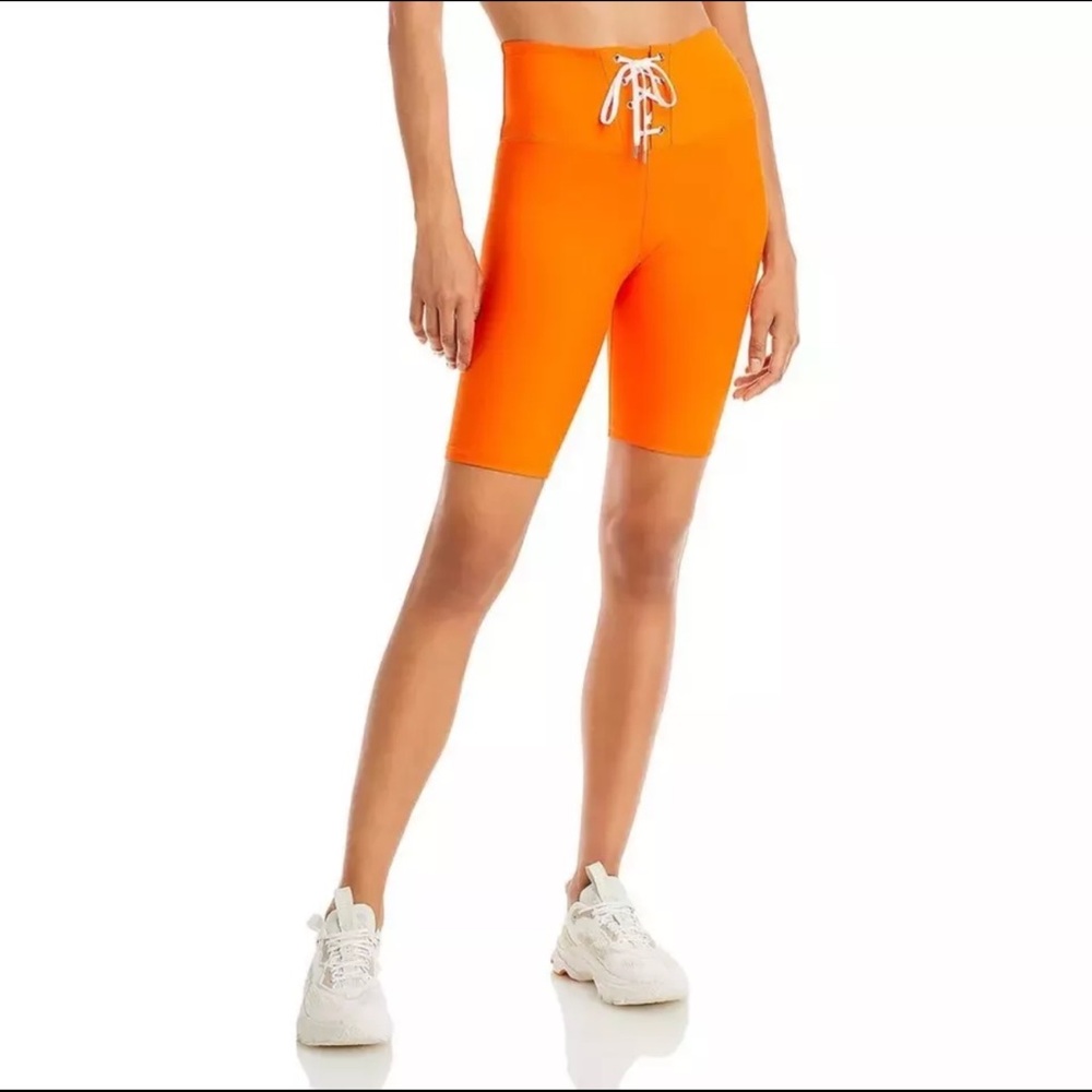 😍Aqua Womens Running Fitness Workout Bike Short Athletic Orange